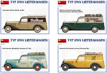 MiniArt MT38040 Typ 170V Lieferwagen Delivery Van 1:35