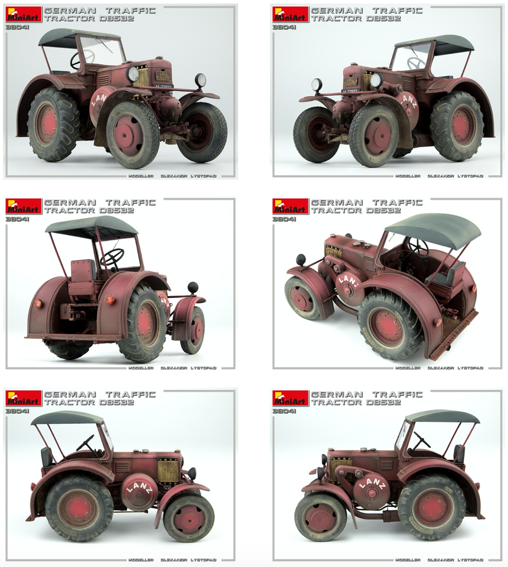 MiniArt MT38041 1:35 German Tractor D8532 Highly Detailed