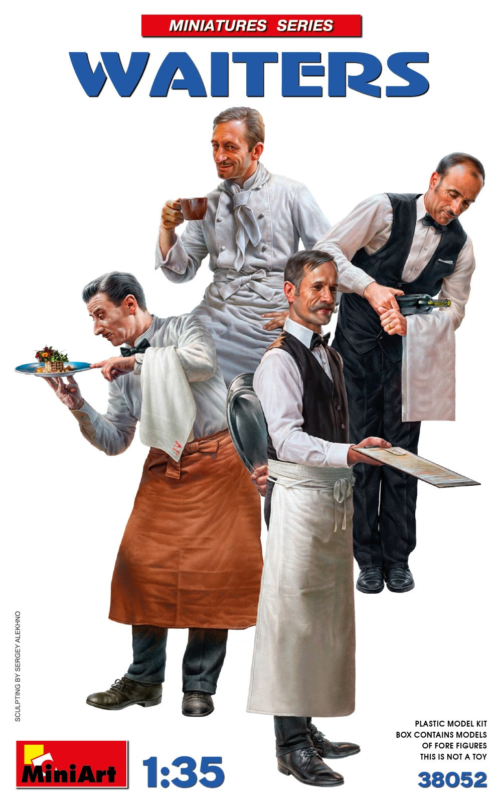 MiniArt MT38052 1:35 Restaurant and cafe WAITERS