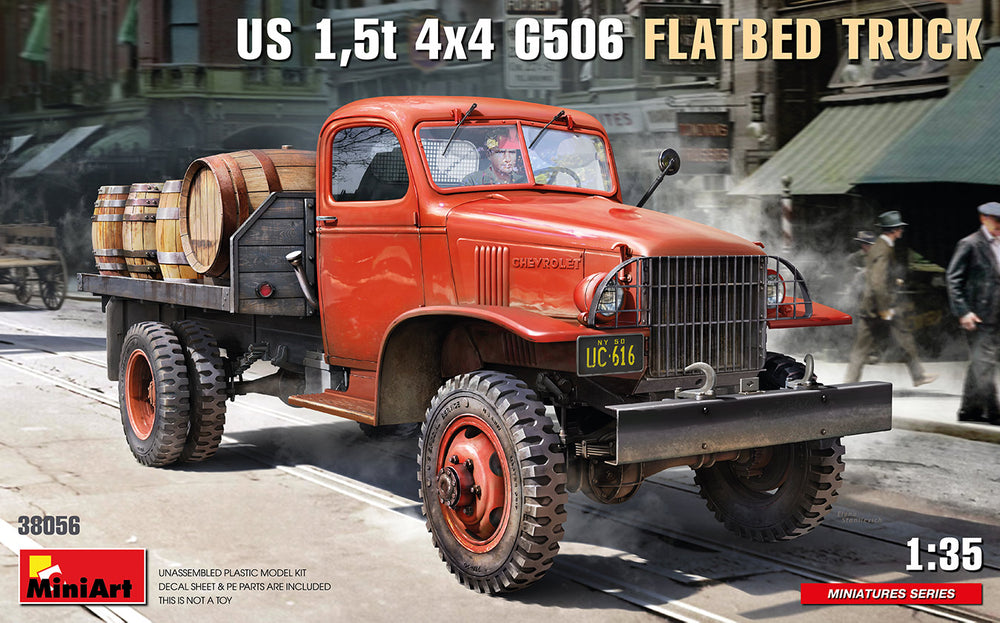 MiniArt MT38056 1:35 G506 4X4 1,5t US FLATBED TRUCK