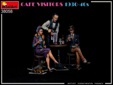 MiniArt MT38058 Cafe Visitors 1930-40s w/Furniture 1:35