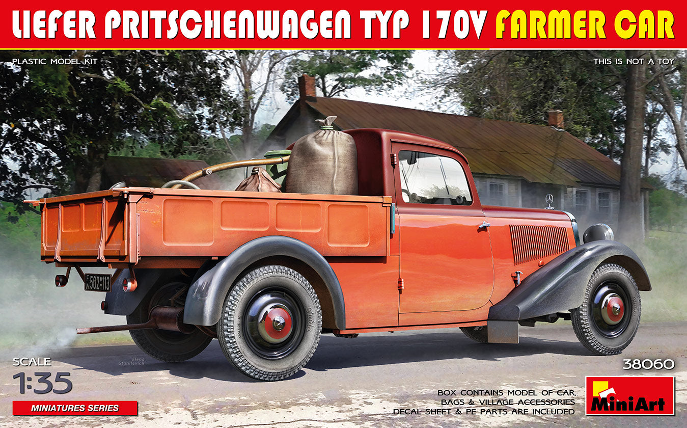 MiniArt MT38060 1:35 LIEFER PRITSCHENWAGEN TYP 170V FARMER CAR