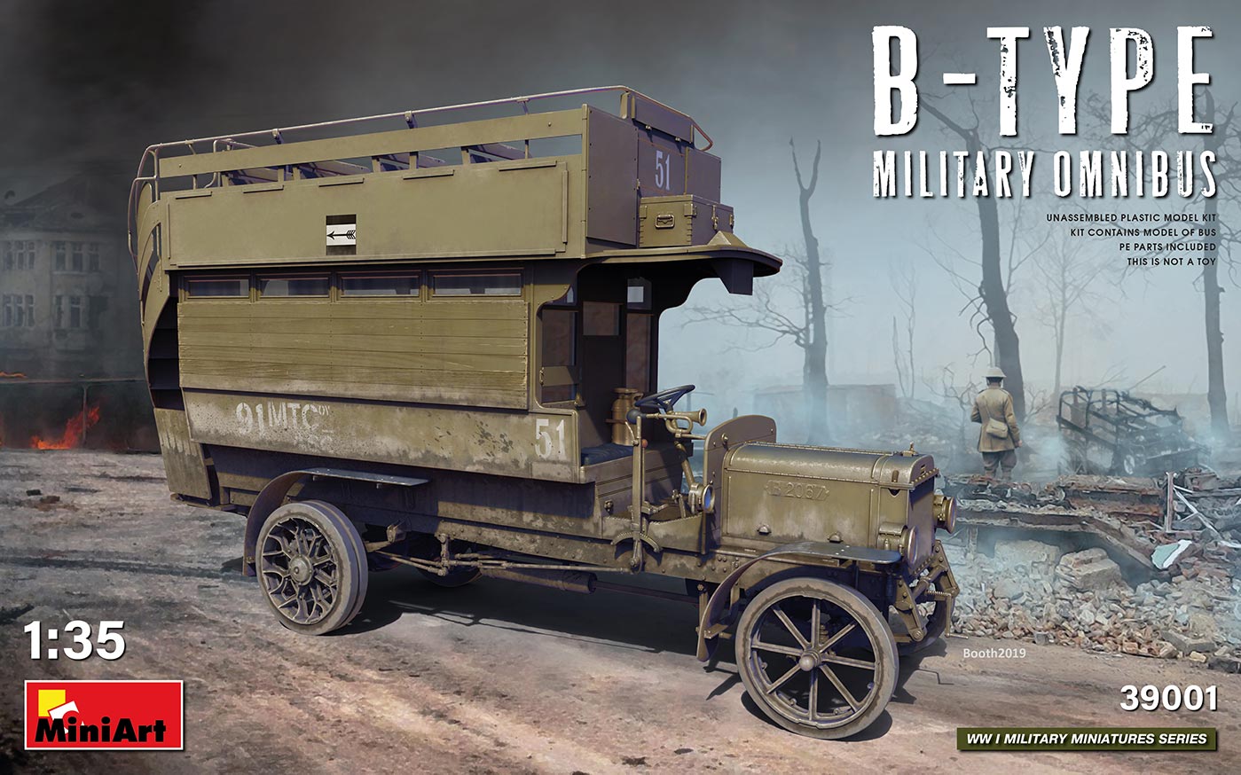 MiniArt MT39001 1:35 B-TYPE MILITARY OMNIBUS