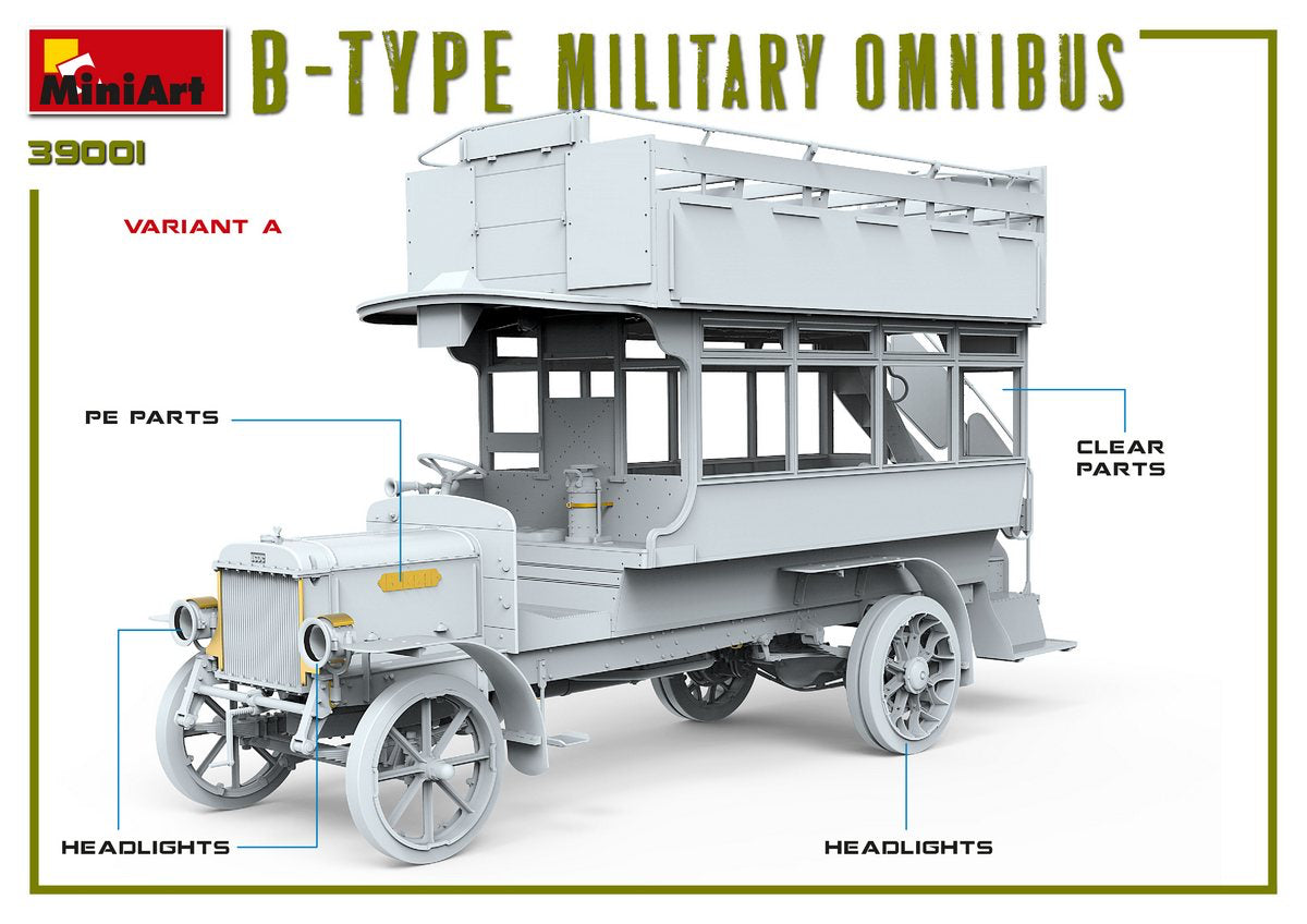 MiniArt MT39001 1:35 B-TYPE MILITARY OMNIBUS