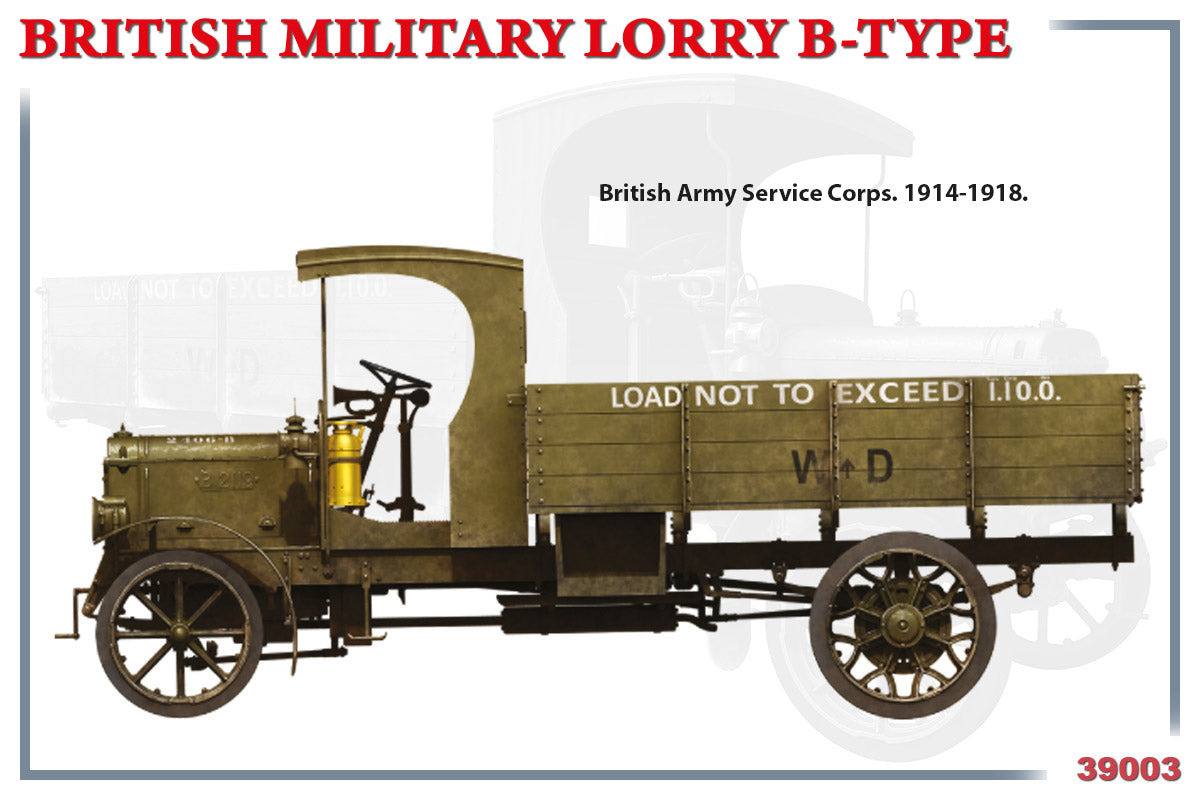MiniArt MT39003 British Military Lorry B-Type 1:35