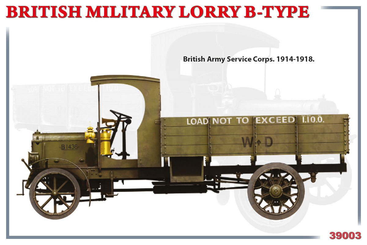 MiniArt MT39003 British Military Lorry B-Type 1:35