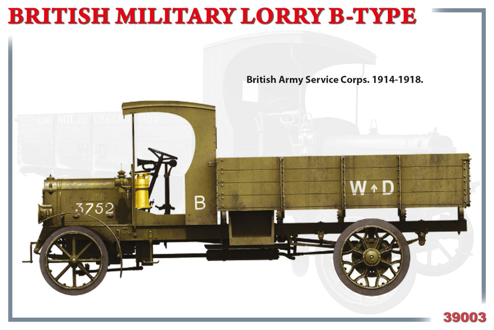 MiniArt MT39003 British Military Lorry B-Type 1:35