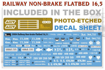 MiniArt MT39004 Railway Non-Brake Flatbed 16.5t 1:35
