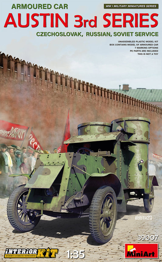 MiniArt MT39007 Austin Armoured Car 3rd Series 1:35