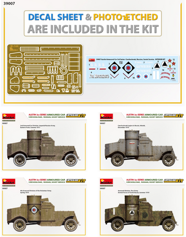 MiniArt MT39007 Austin Armoured Car 3rd Series 1:35