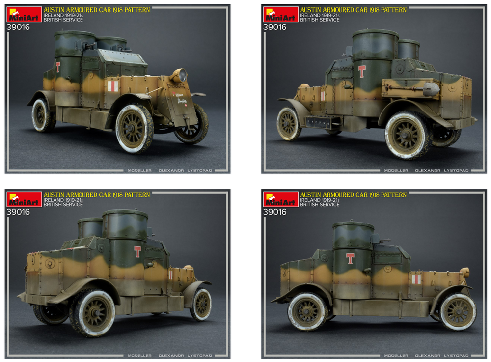 MiniArt MT39016 1:35 AUSTIN ARMOURED CAR 1918 PATTERN