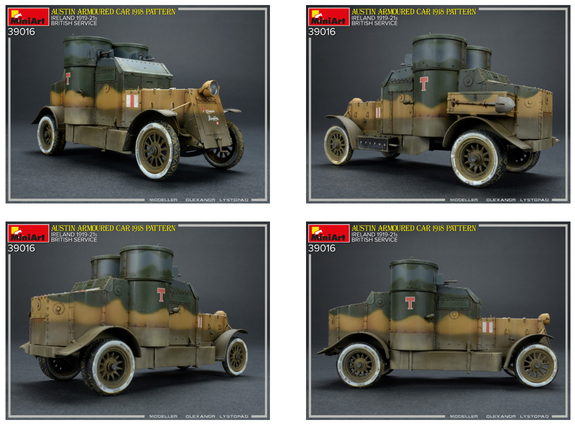 MiniArt MT39016 1:35 AUSTIN ARMOURED CAR 1918 PATTERN