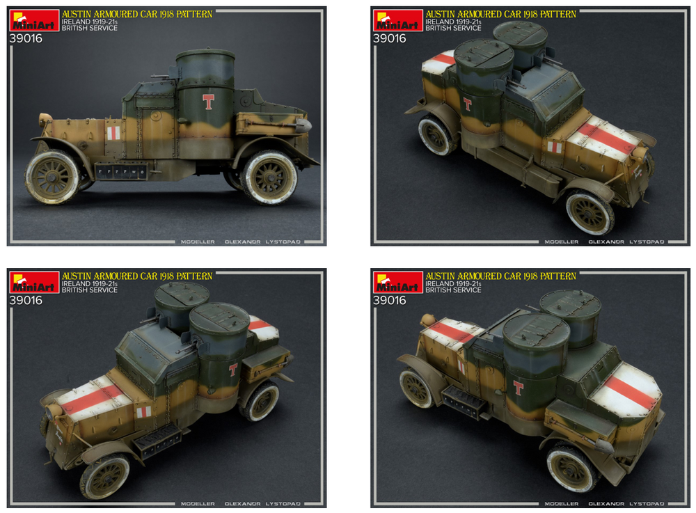 MiniArt MT39016 1:35 AUSTIN ARMOURED CAR 1918 PATTERN
