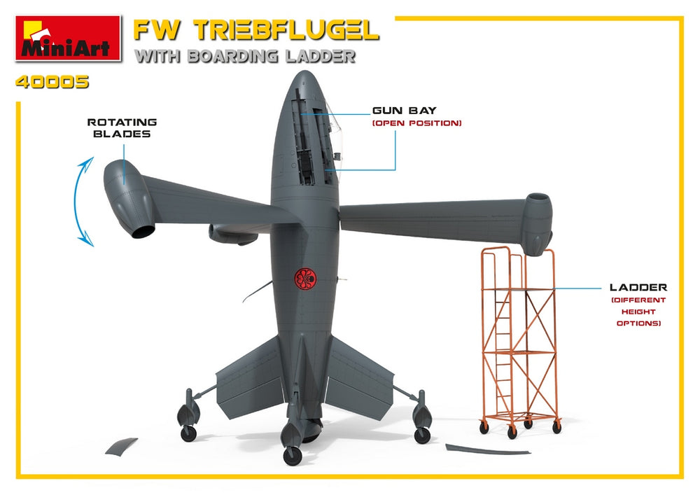 MiniArt MT40005 Focke-Wulf Triebflugel VTOL Jet 1:35