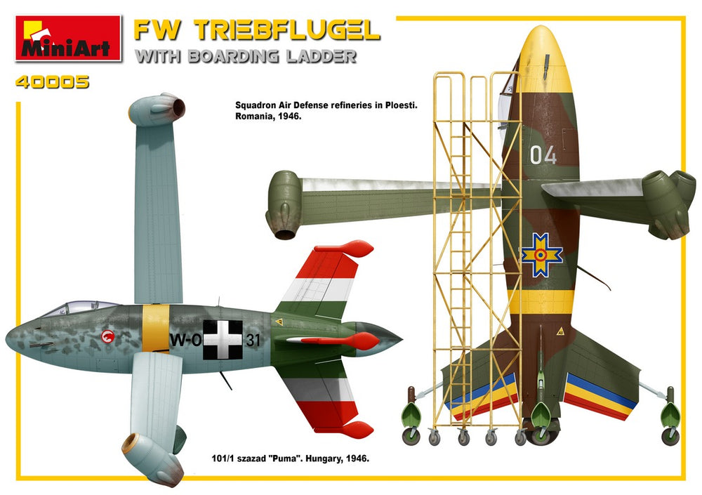 MiniArt MT40005 Focke-Wulf Triebflugel VTOL Jet 1:35