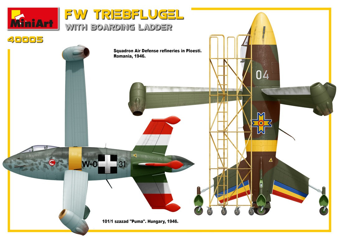 MiniArt MT40005 Focke-Wulf Triebflugel VTOL Jet 1:35