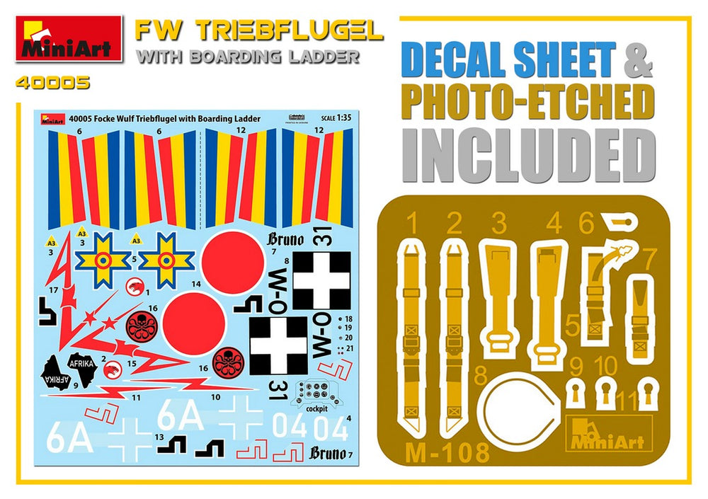 MiniArt MT40005 Focke-Wulf Triebflugel VTOL Jet 1:35