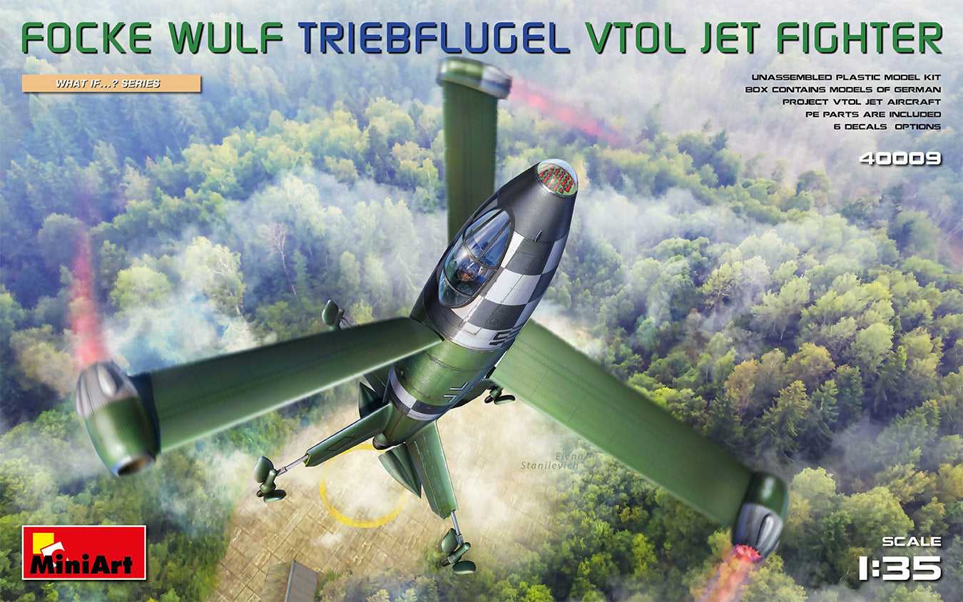 MiniArt MT40009 1:35 Foke-Wulf Triebflugel VTOL JET FIGHTER