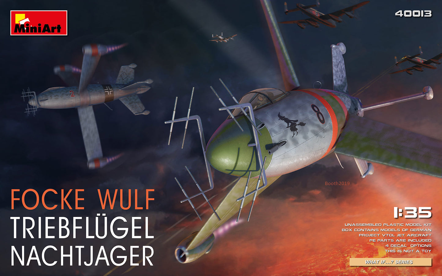 MiniArt MT40013 Focke-Wulf Triebflugel Nachtjager 1:35