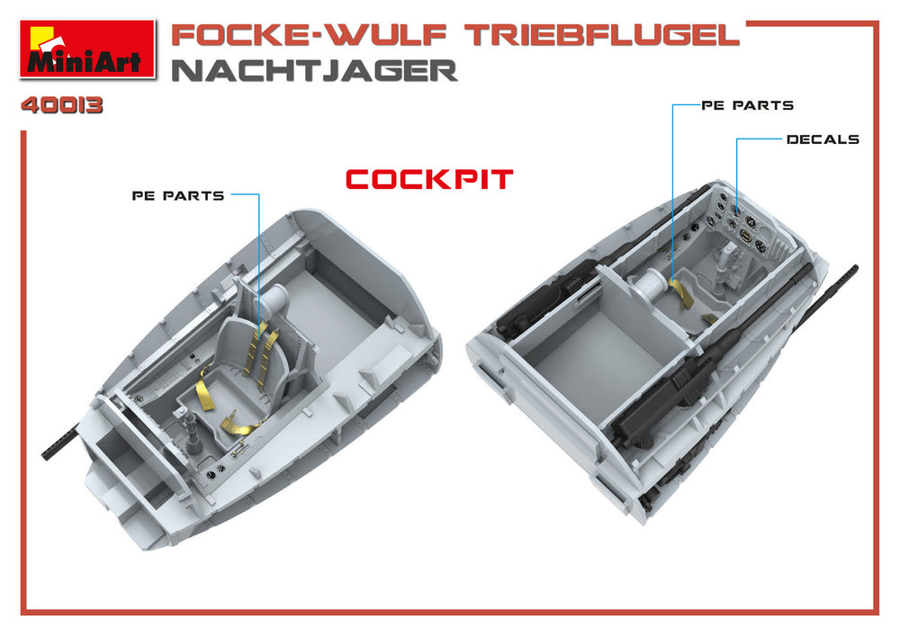 MiniArt MT40013 Focke-Wulf Triebflugel Nachtjager 1:35
