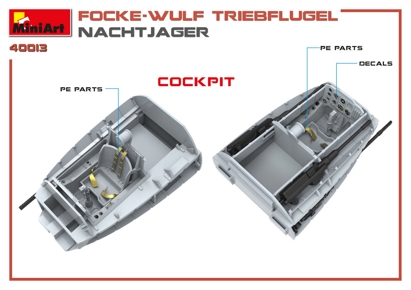 MiniArt MT40013 Focke-Wulf Triebflugel Nachtjager 1:35