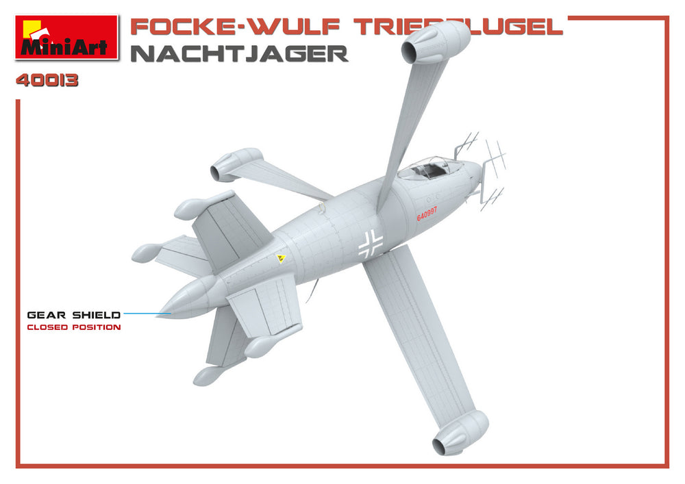 MiniArt MT40013 Focke-Wulf Triebflugel Nachtjager 1:35