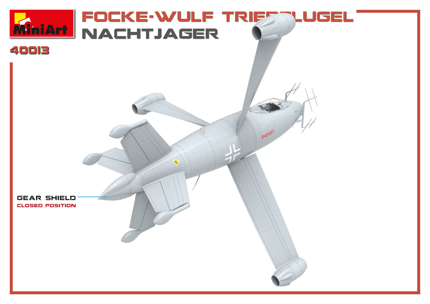 MiniArt MT40013 Focke-Wulf Triebflugel Nachtjager 1:35
