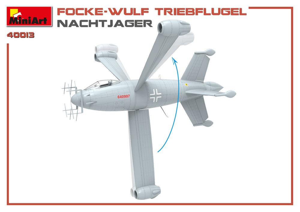 MiniArt MT40013 Focke-Wulf Triebflugel Nachtjager 1:35