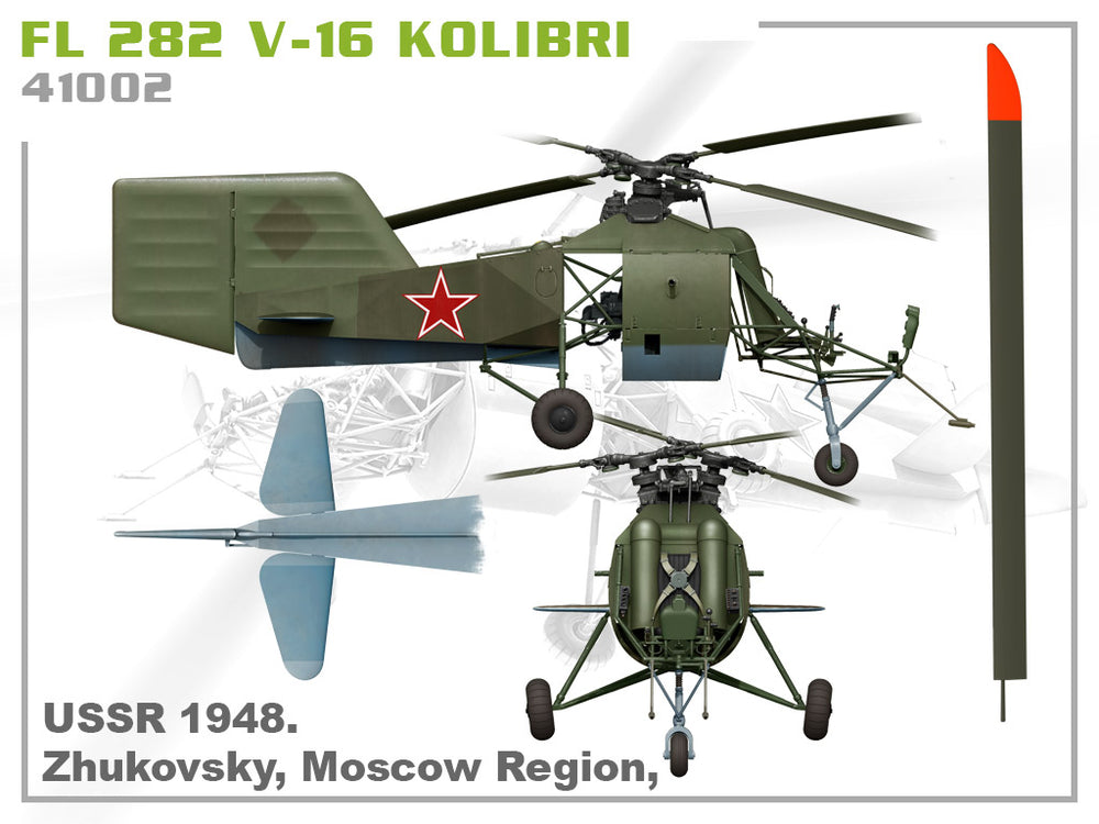 MiniArt MT41002 1:35 Flettner Fl-282 V-16 KOLIBRI
