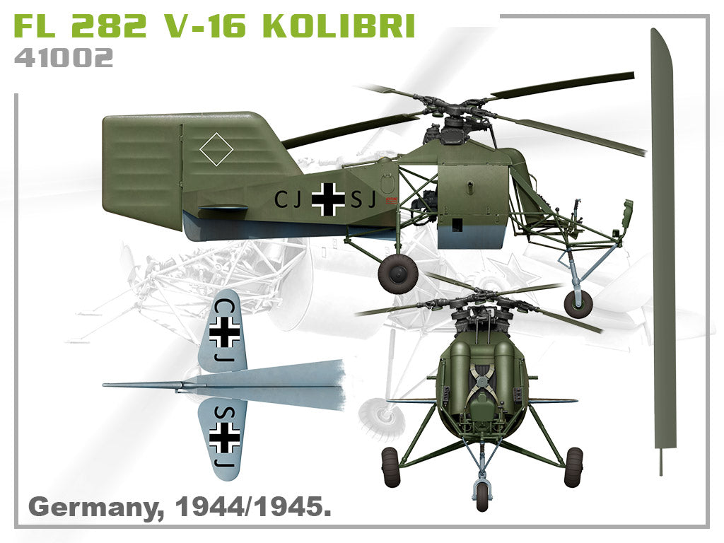 MiniArt MT41002 1:35 Flettner Fl-282 V-16 KOLIBRI