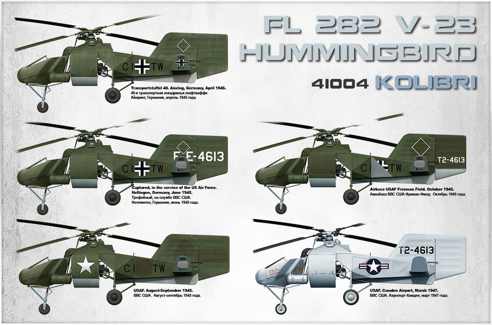 MiniArt MT41004 1:35 Flettner Fl-282 V-23 HUMMINGBIRD KOLIBRI
