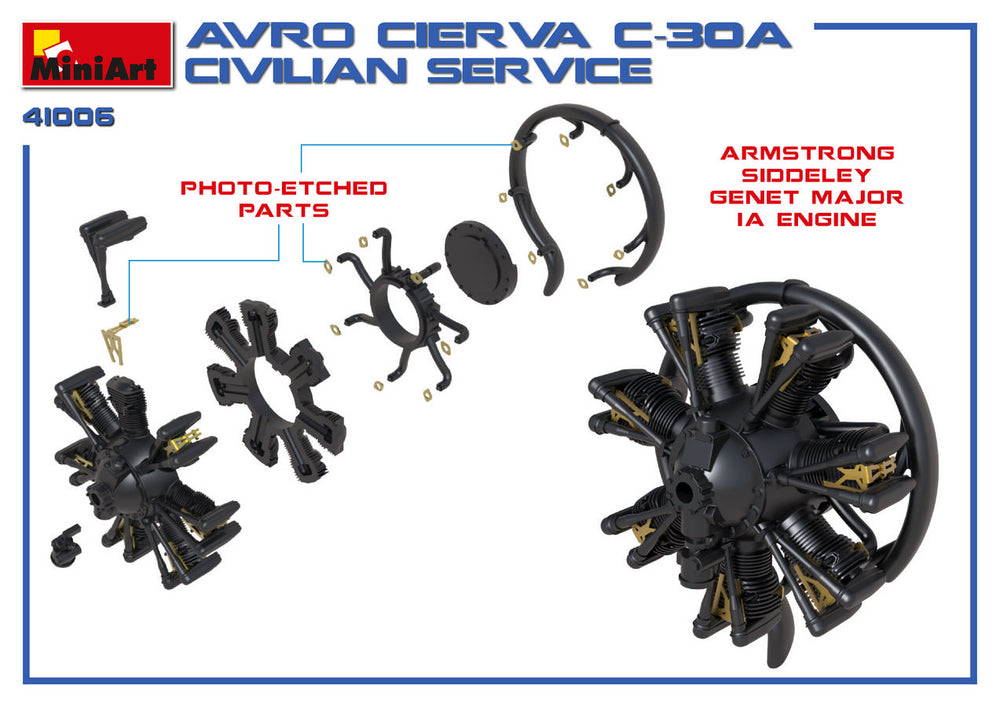 MiniArt MT41006 Avro Cierva C.30A Civilian Service 1:35