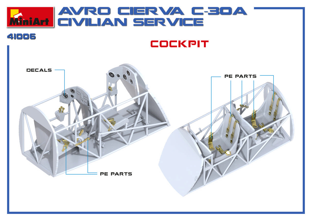 MiniArt MT41006 Avro Cierva C.30A Civilian Service 1:35