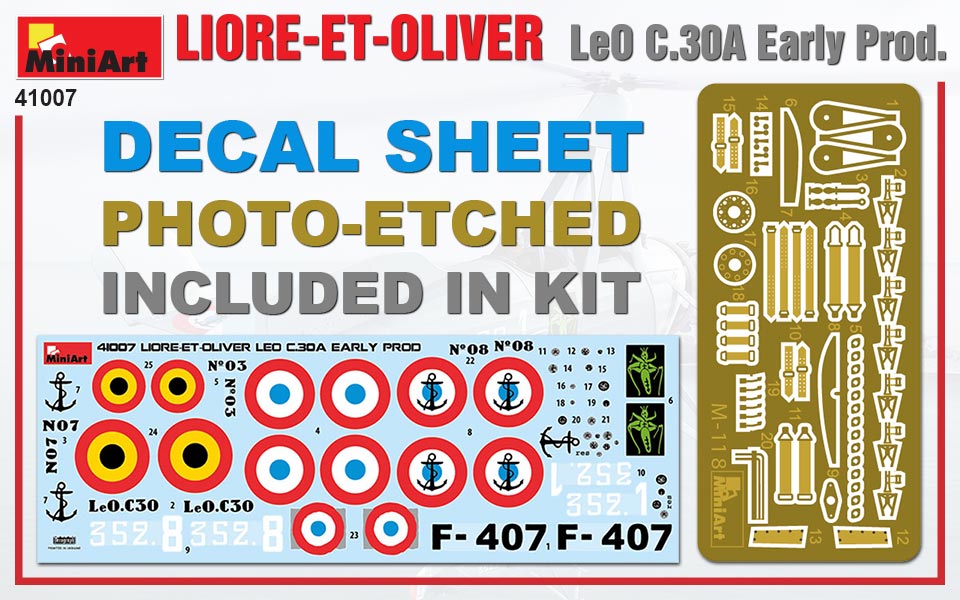 MiniArt MT41007 Liore-et-Oliver LeO C.30A Early 1:35