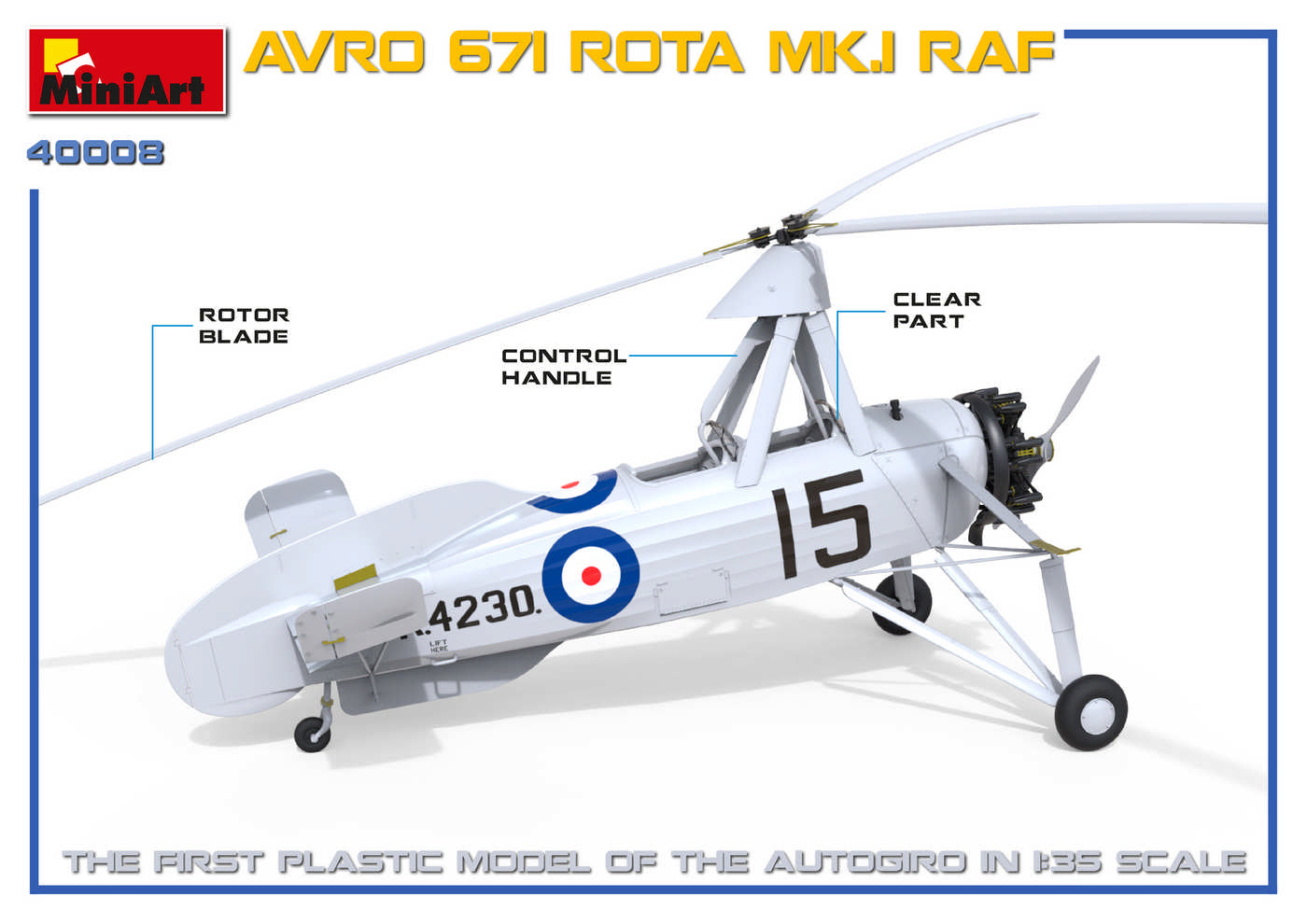 MiniArt MT41008 1:35 AVRO 671 ROTA MK.I RAF