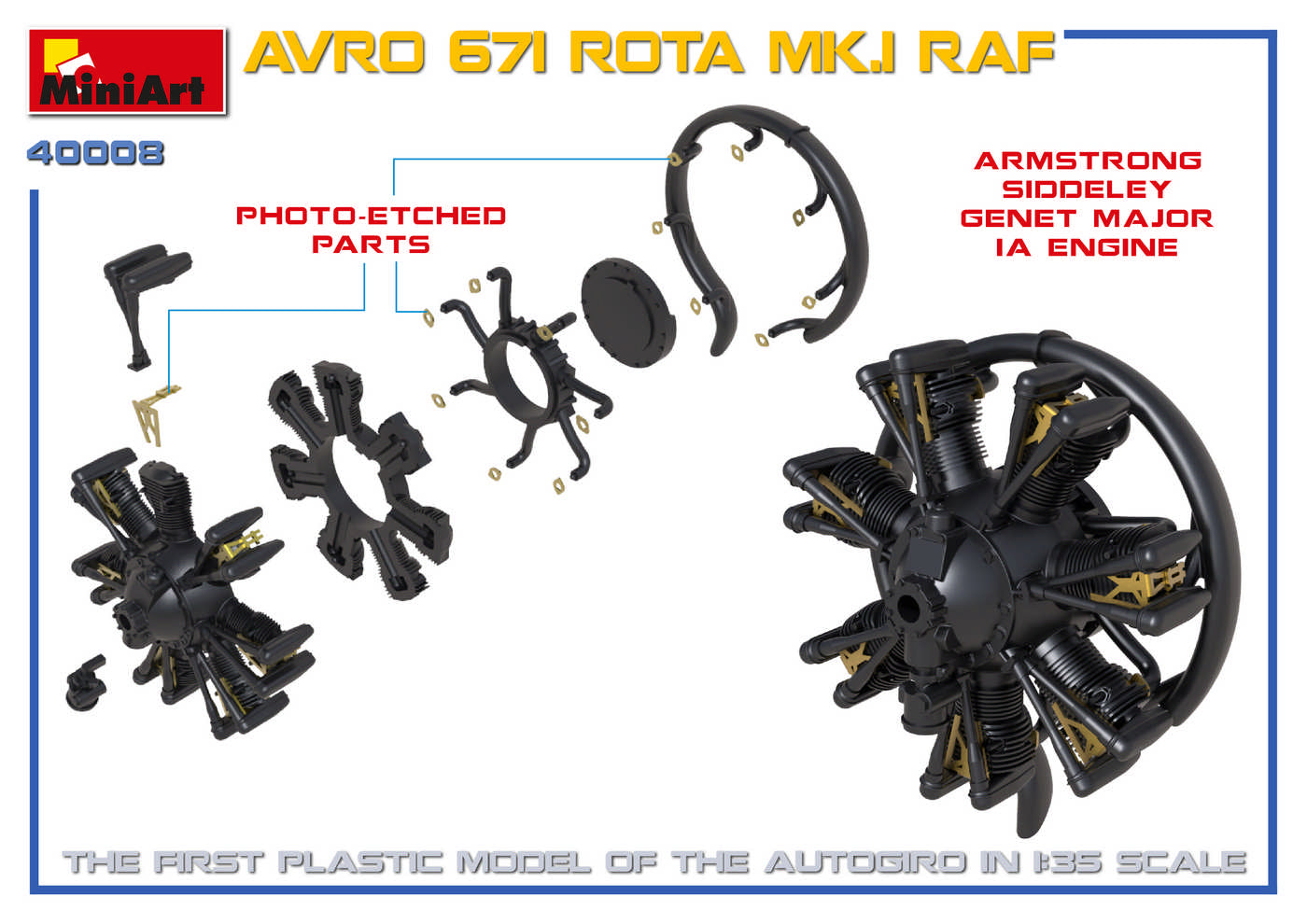 MiniArt MT41008 1:35 AVRO 671 ROTA MK.I RAF