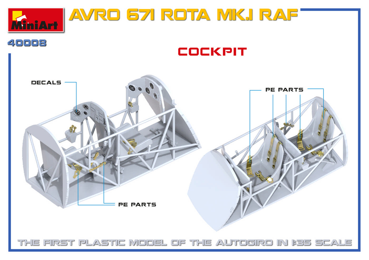 MiniArt MT41008 1:35 AVRO 671 ROTA MK.I RAF