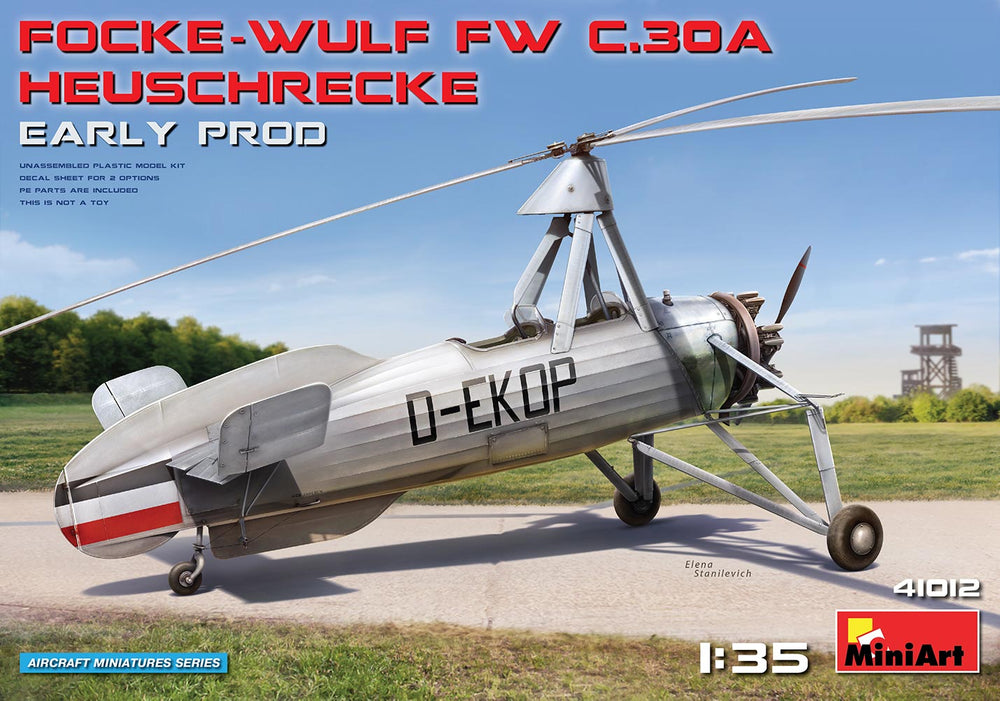 MiniArt MT41012 Focke-Wulf Fw C.30A Heuschrecke Early 1:35