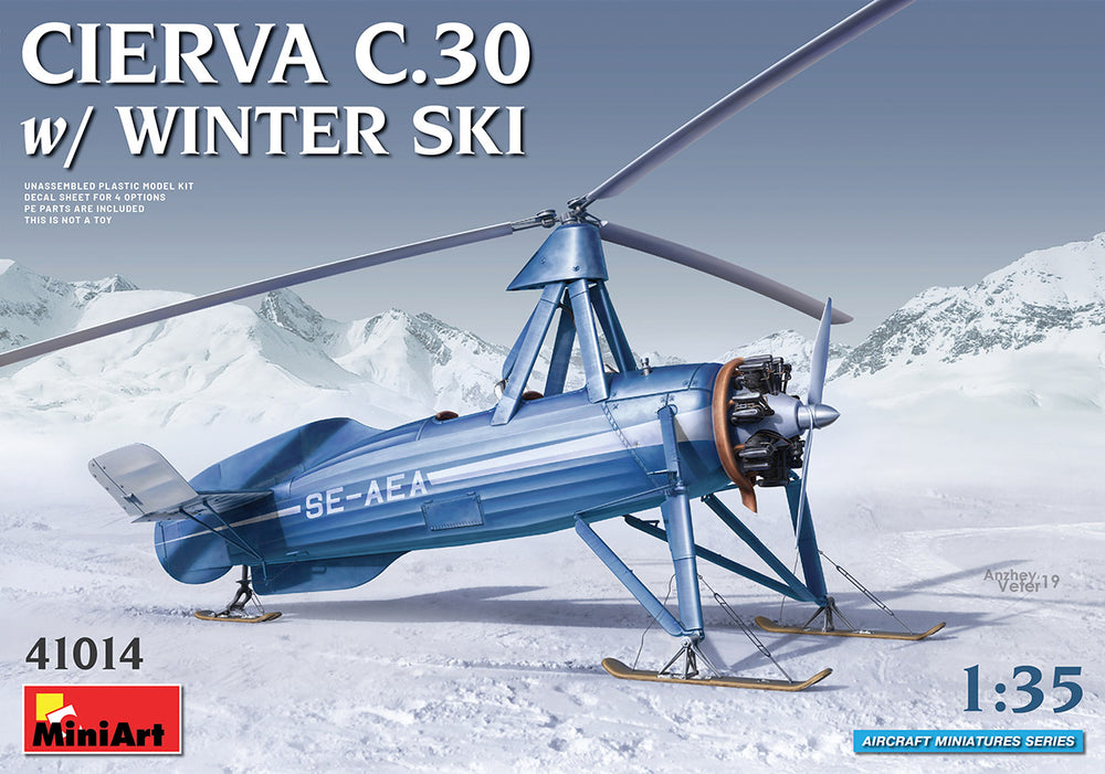 MiniArt MT41014 Avro Cierva C.30 with Winter Ski 1:35