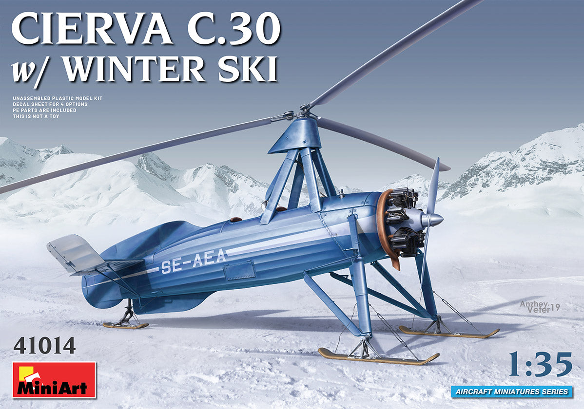 MiniArt MT41014 Avro Cierva C.30 with Winter Ski 1:35
