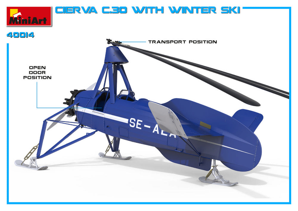 MiniArt MT41014 Avro Cierva C.30 with Winter Ski 1:35