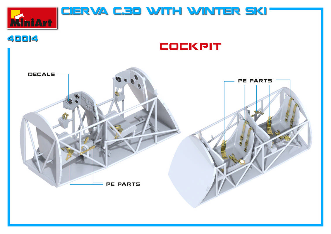 MiniArt MT41014 Avro Cierva C.30 with Winter Ski 1:35