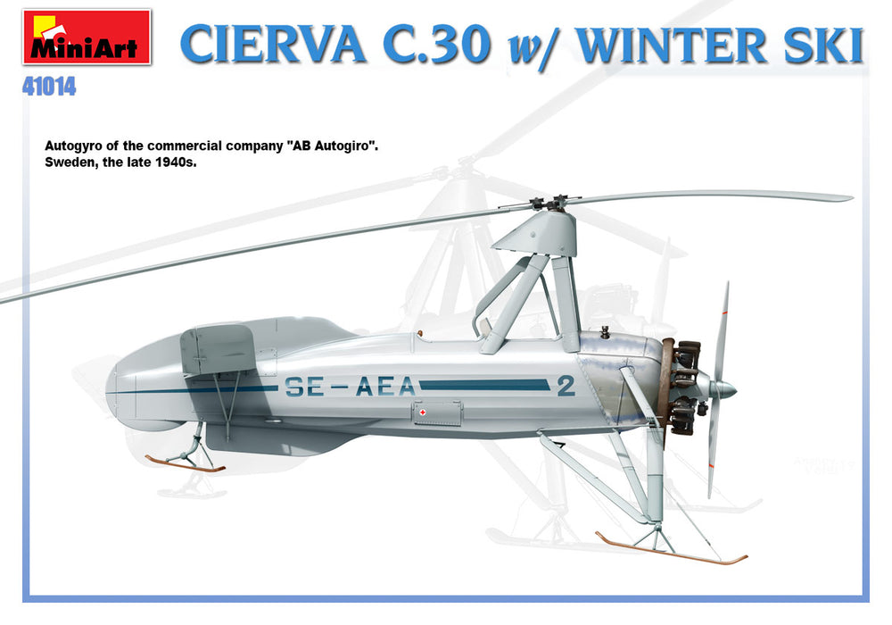 MiniArt MT41014 Avro Cierva C.30 with Winter Ski 1:35