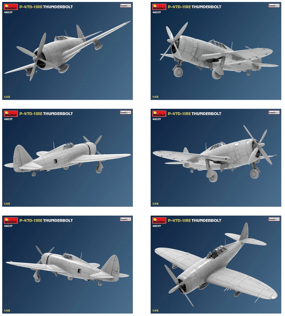 MiniArt MT48037 1:48 Republic P-47D-11RE THUNDERBOLT