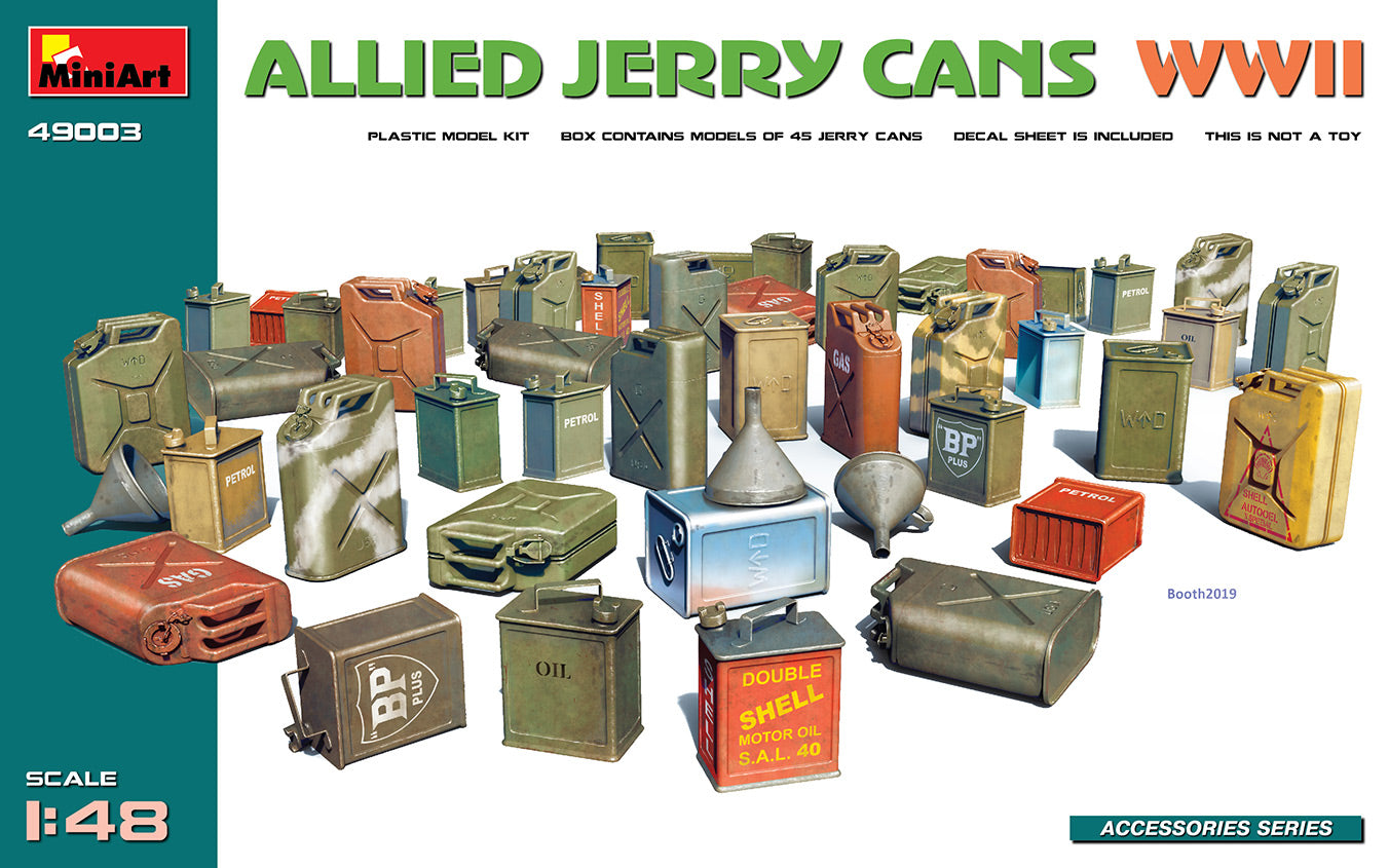 MiniArt MT49003 1:48 ALLIES JERRY CANS WWII
