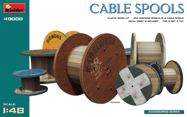 MiniArt MT49008 1:48 CABLE SPOOLS