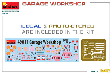 MiniArt MT49011 1:48 GARAGE WORKSHOP
