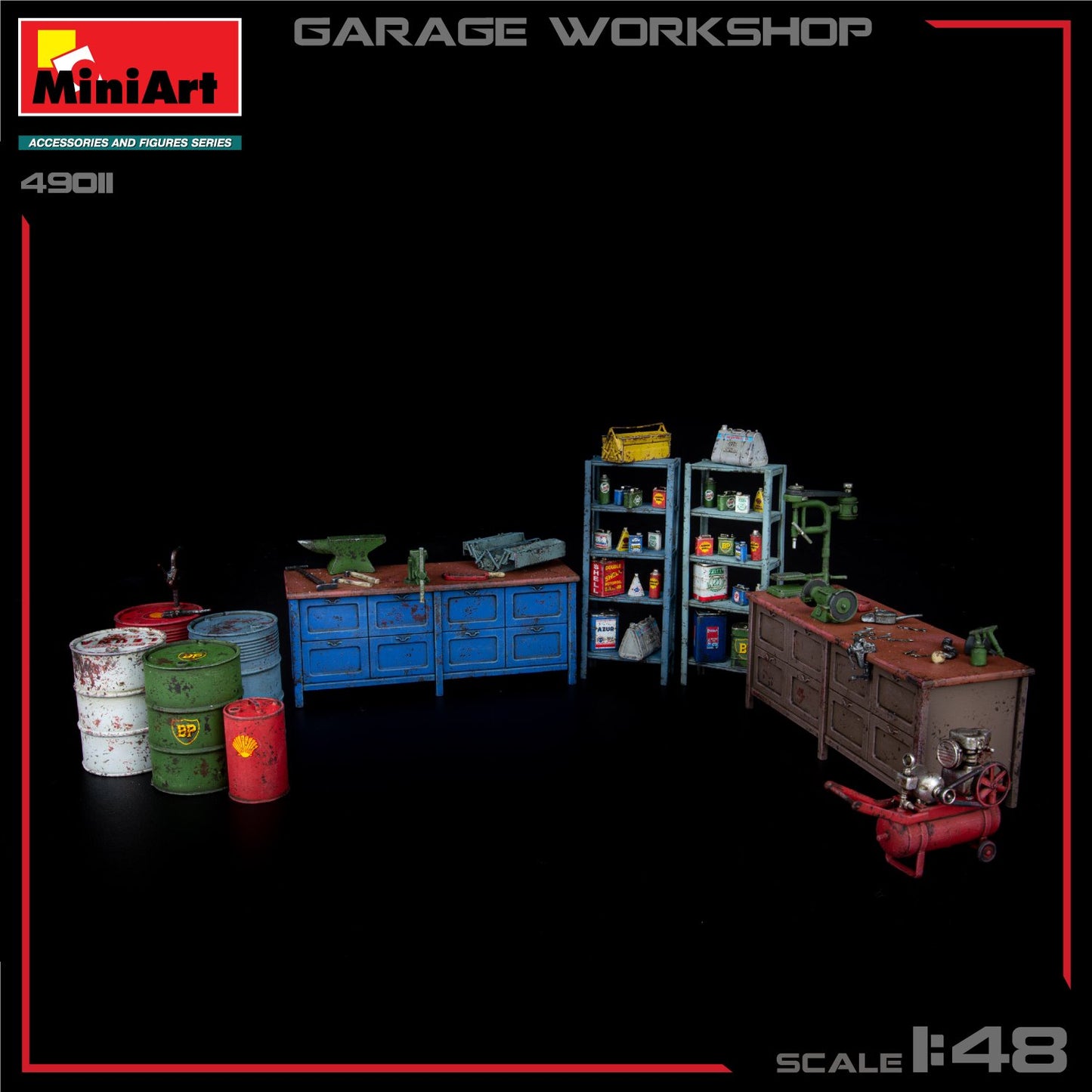 MiniArt MT49011 1:48 GARAGE WORKSHOP