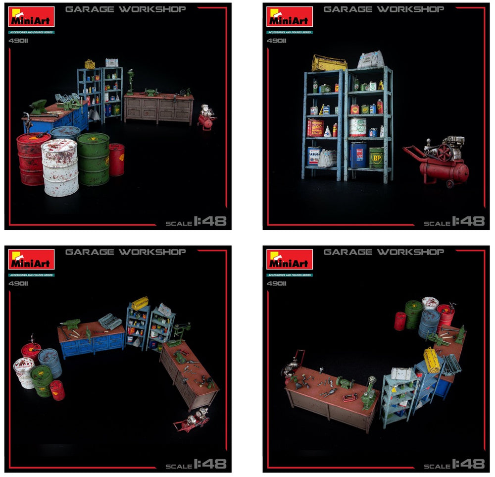 MiniArt MT49011 1:48 GARAGE WORKSHOP