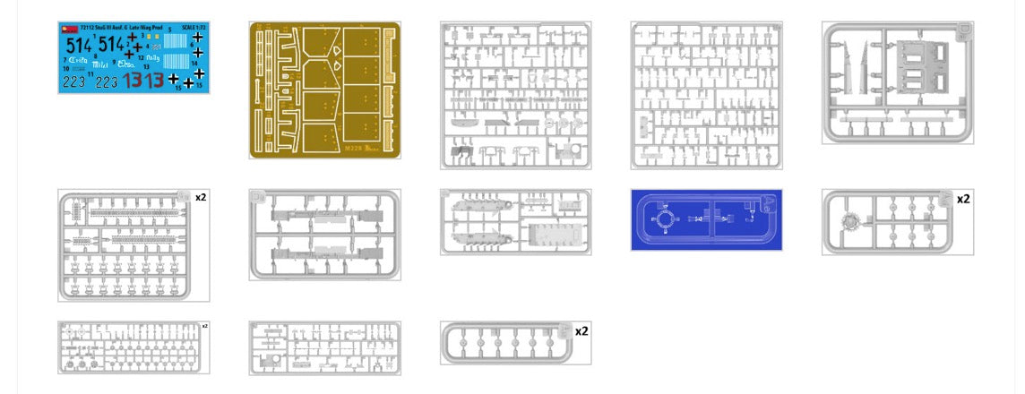 MiniArt MT72112 1:72 Sturmgeschutz/StuG III Ausf.G Late Miag Prod